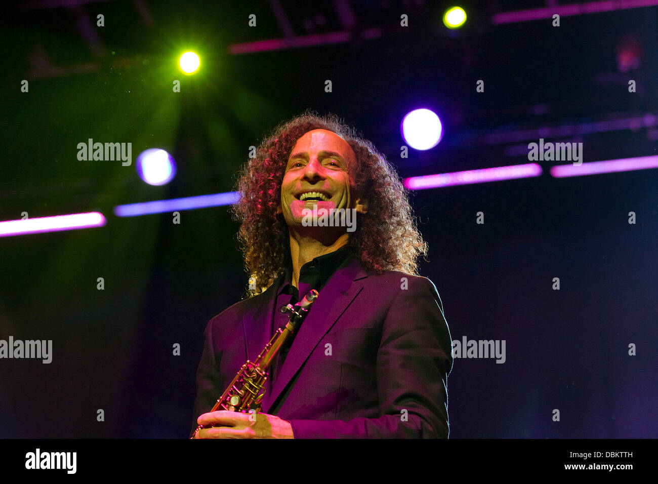 Kenny G performing live al Pavilhao Atlantico di Lisbona, Portogallo - 10.07.11 Foto Stock