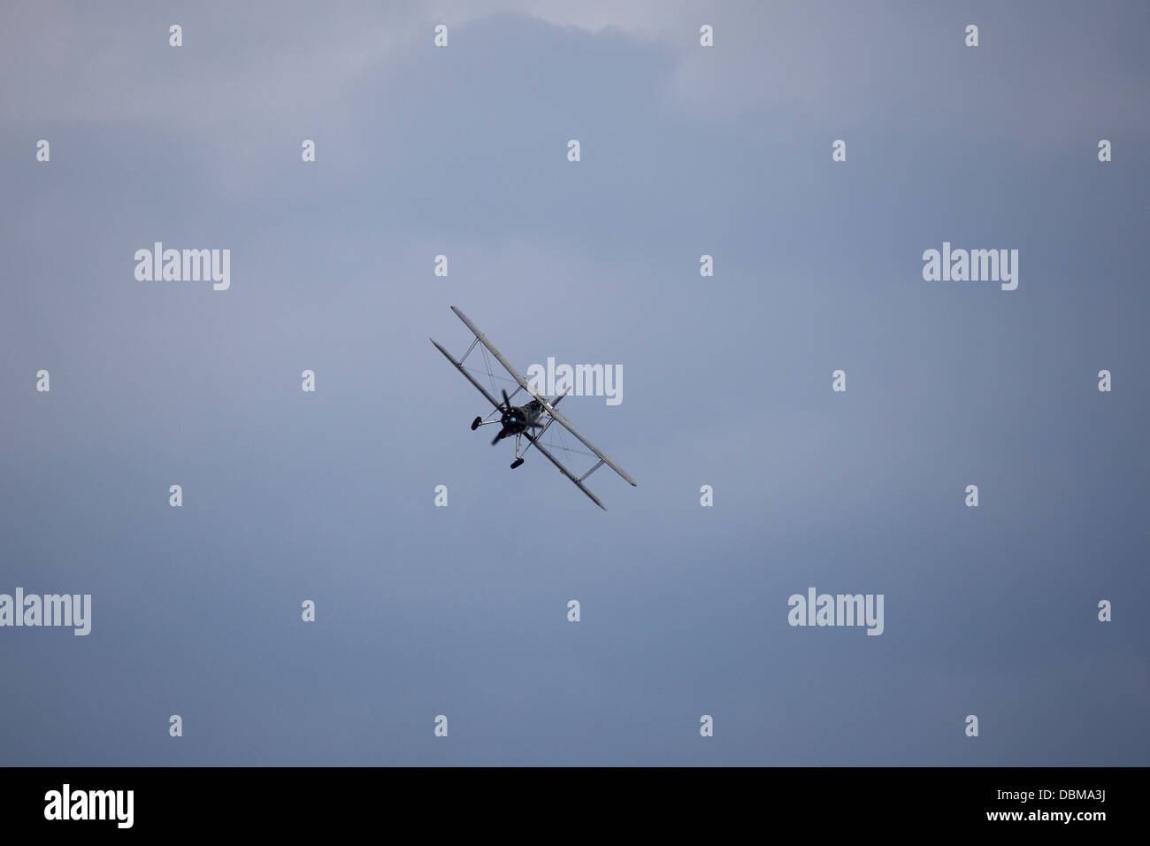 Un Fairey Swordfish, parte della Royal Navy volo storico al 2013 Sunderland Airshow internazionale. Foto Stock