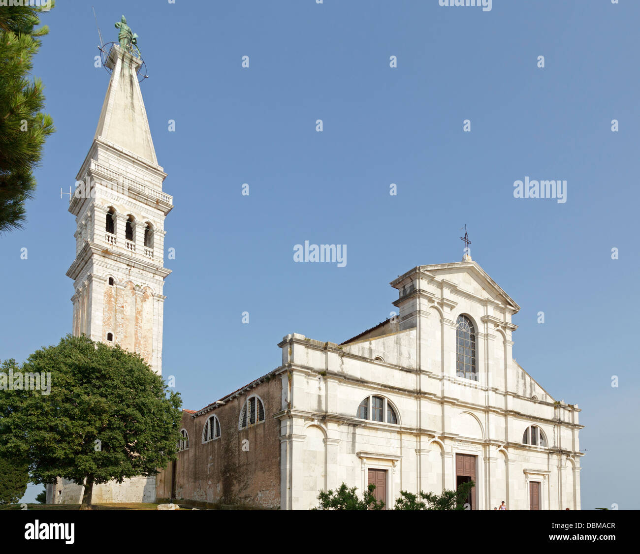 Chiesa Sveta Eufemija, Rovigno, Istria, Croazia Foto Stock