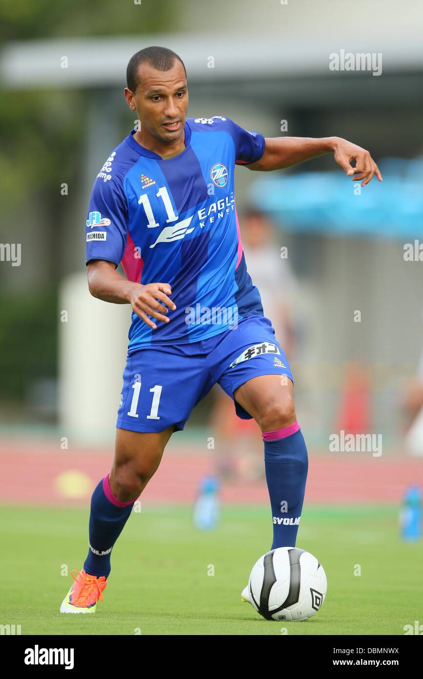 Anderson (Zelvia), 28 luglio 2013 - Calcio : 2013 Giappone Football League (JFL) match tra FC Machida Zelvia 3-1 MIO Biwako di Shiga a Machida City stadio di atletica a Tokyo in Giappone. (Foto di AFLO SPORT) [1156] Foto Stock