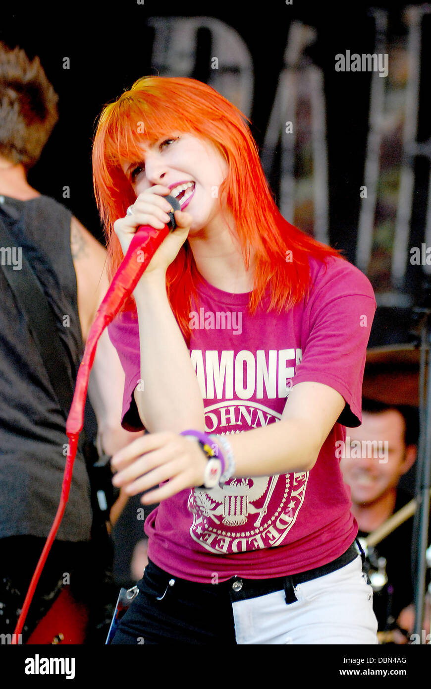 Paramore 2011 Vans warped tour - Spettacoli Milwaukee, Wisconsin - 20.07.11 Foto Stock