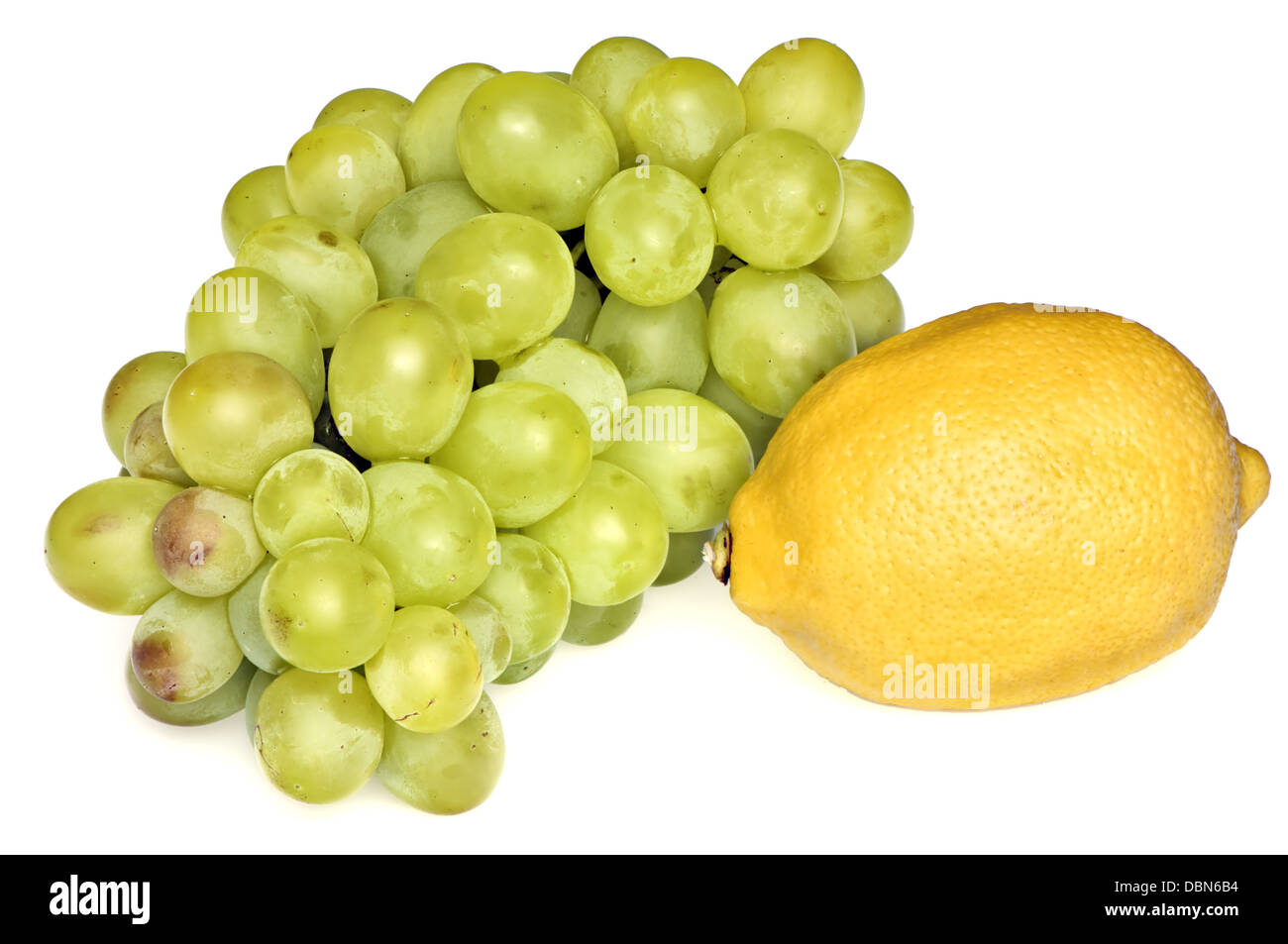 Uva e limone Foto Stock