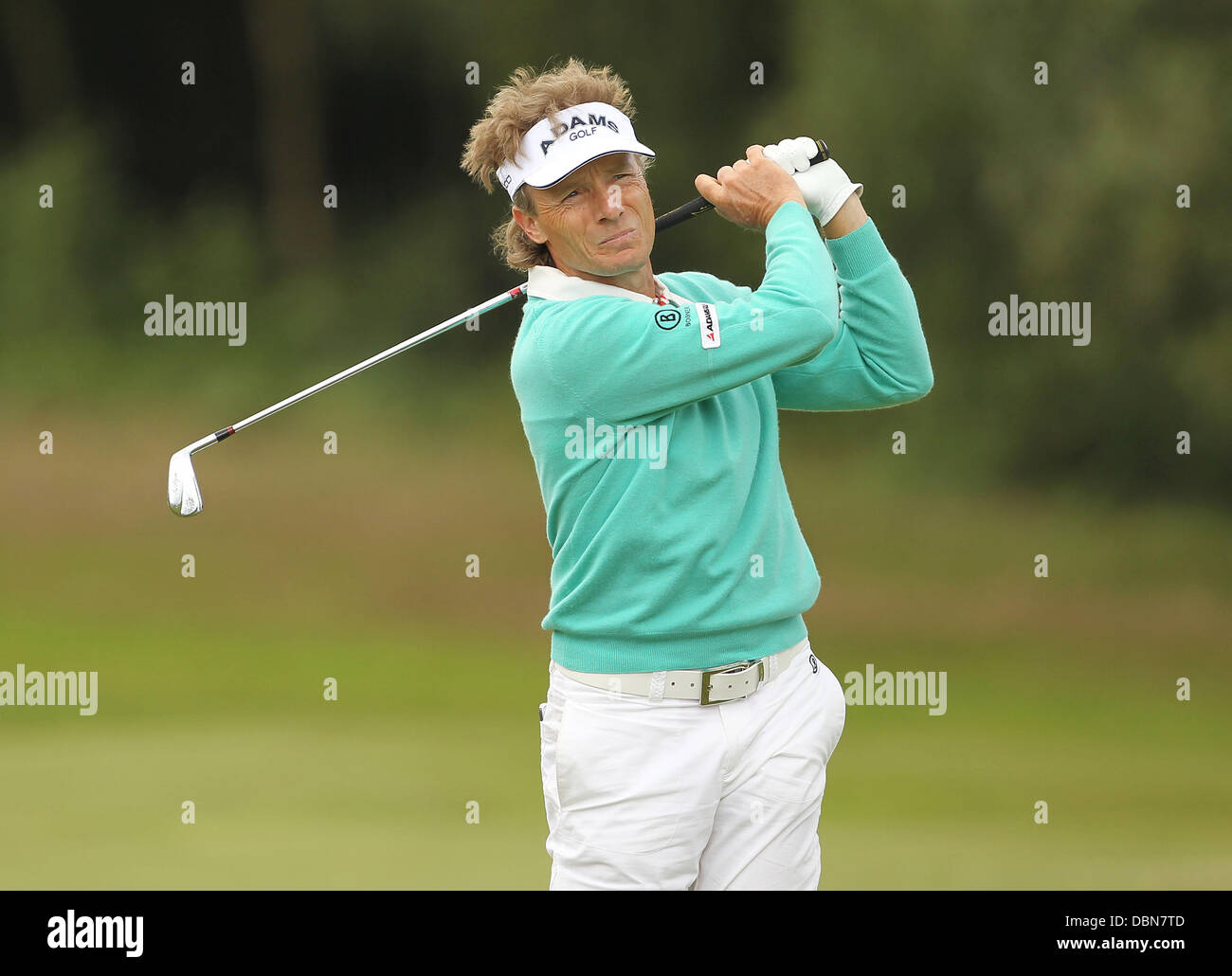 Bernhard Langer Senior British Open - Walton Heath Golf - Giorno 3 Surrey, Inghilterra - 23.07.11 Foto Stock