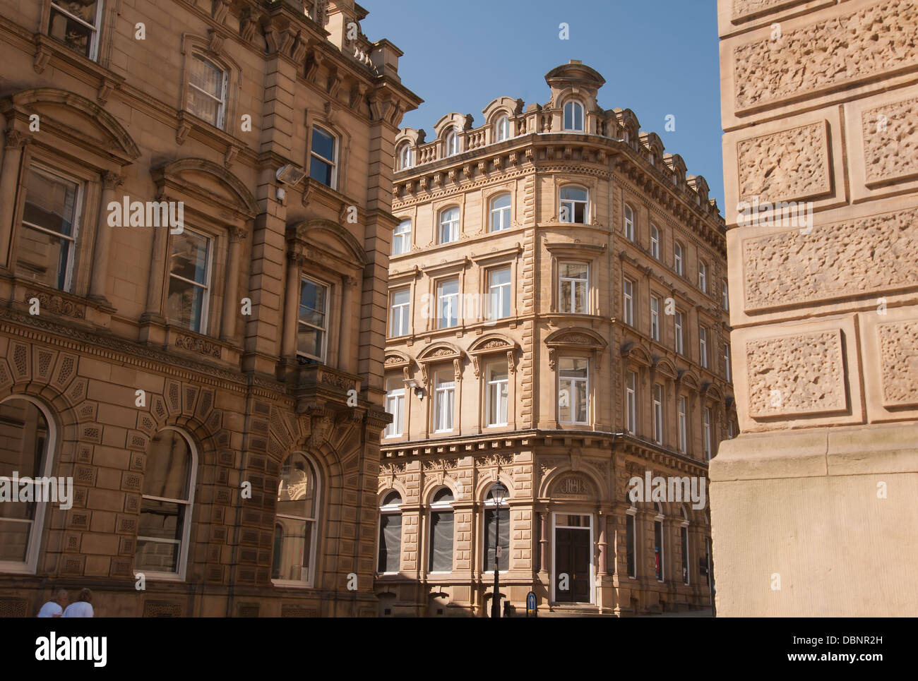 Architettura georgiana nella città settentrionale di Halifax Foto Stock