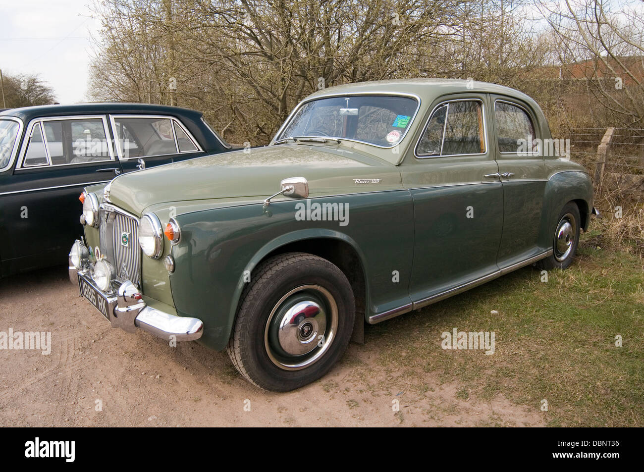 Rover p4 classic car auto inglese britannico vecchia famiglia disegni di progettazione tradizionale Foto Stock