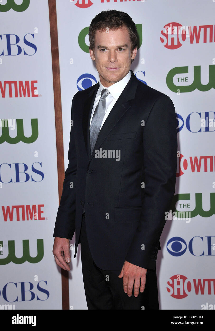 Michael C. Hall la CBS Showtime CW estate 2011 TCA party la Pagoda - Gli arrivi di Los Angeles, California - 03.08.11 Foto Stock
