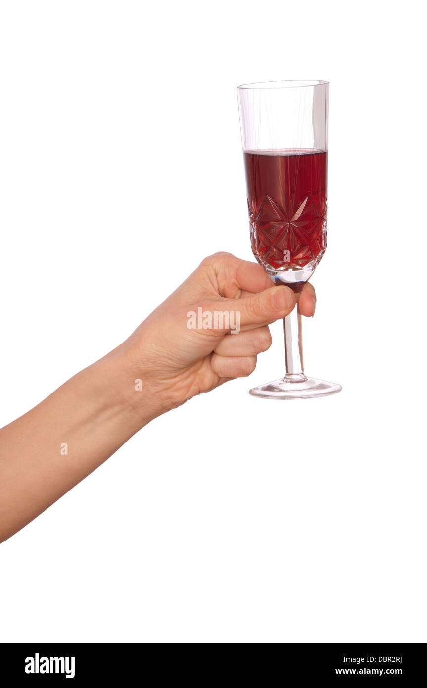 Bicchiere da Champagne Foto Stock