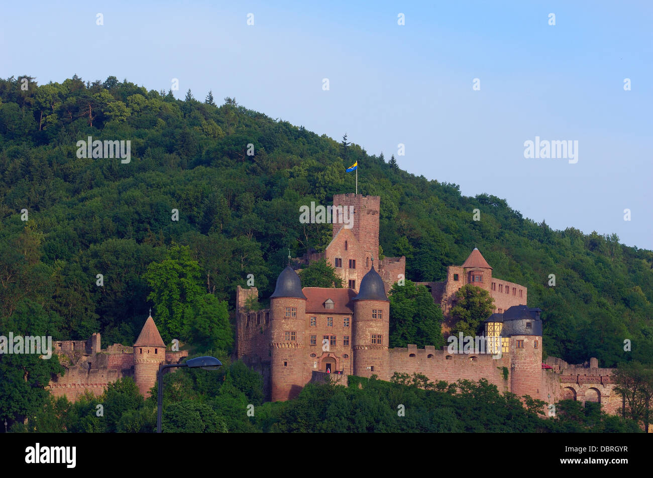 Wertheim, questo Land, Main-Tauber, Strada Romantica, Romantische Strasse, Germania Foto Stock