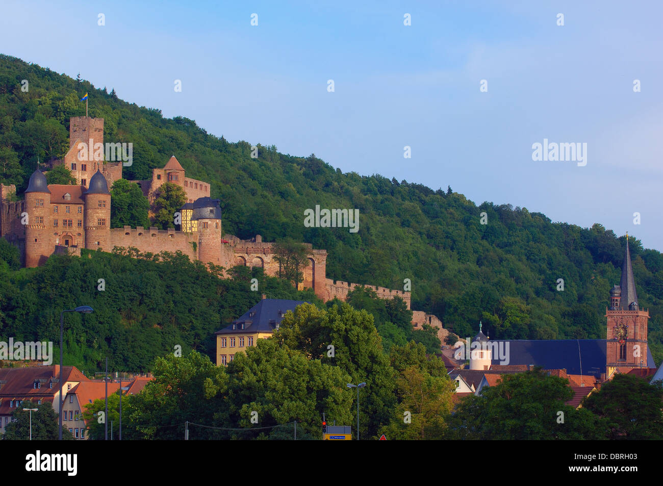 Wertheim, questo Land, Main-Tauber, Strada Romantica, Romantische Strasse, Germania Foto Stock