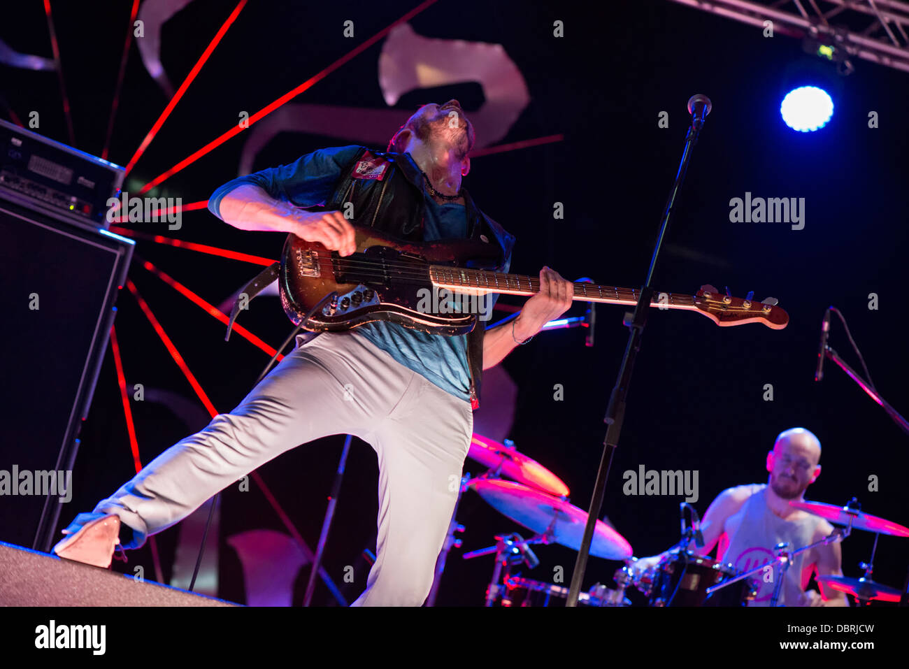 Pink Freud durante la Warsaw Summer Jazz Days 2013 Foto Stock