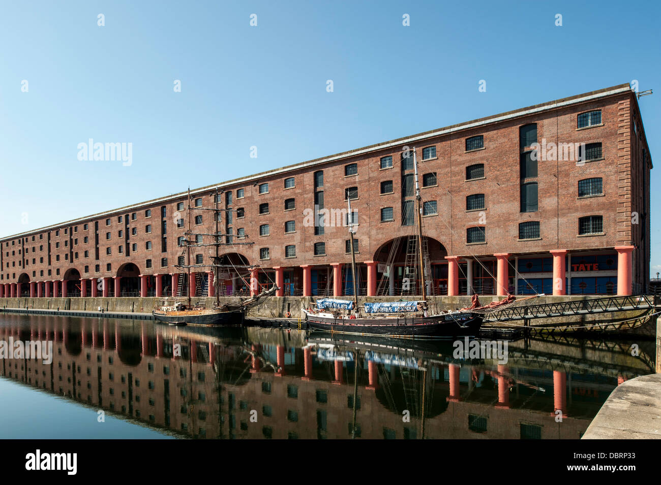 Albert Dock, Liverpool, Merseyside, Regno Unito Foto Stock