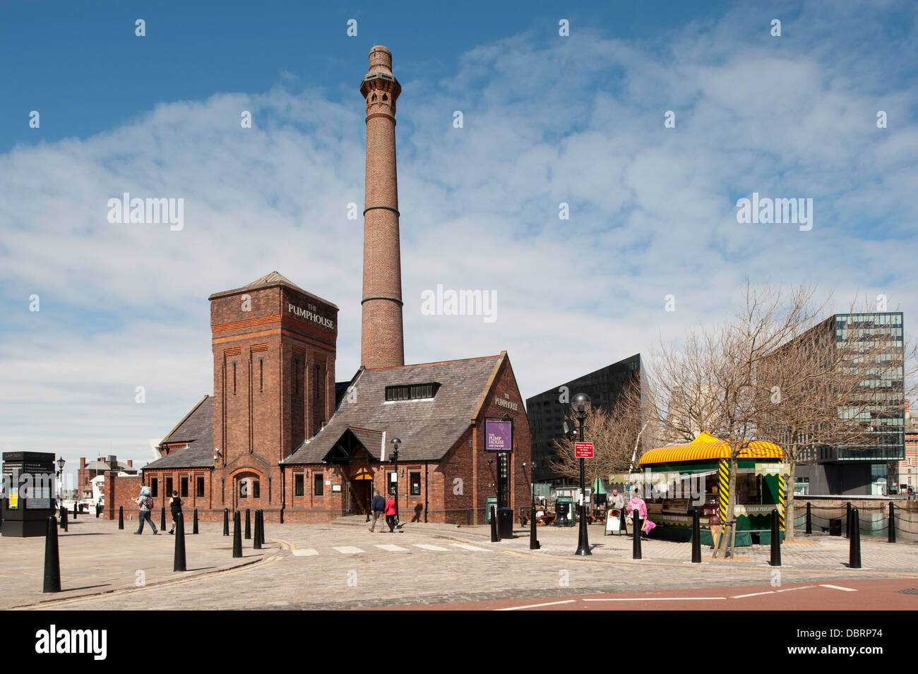 Albert Dock, Liverpool, Merseyside, Regno Unito Foto Stock