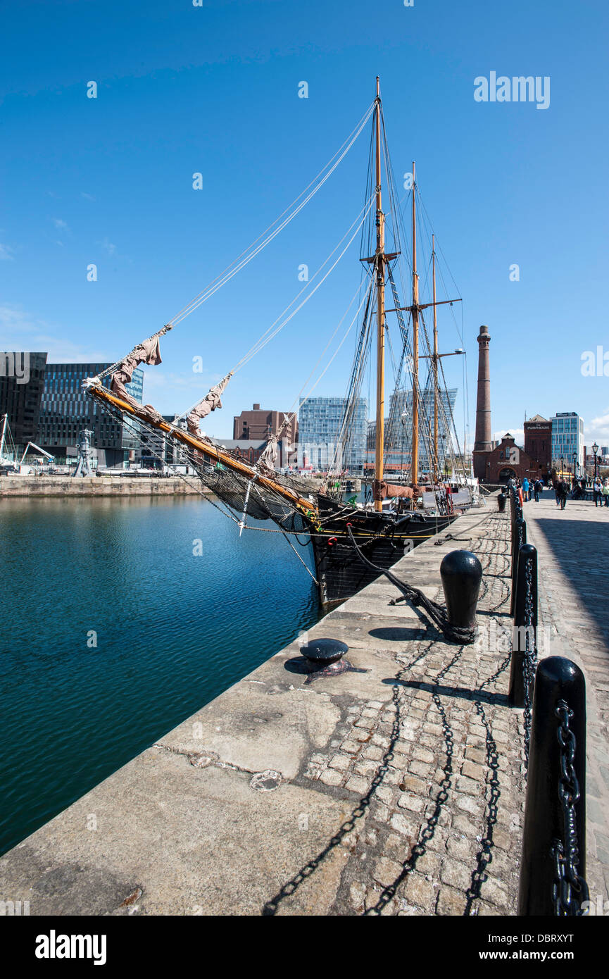 Albert Dock, Liverpool, Merseyside, Regno Unito Foto Stock