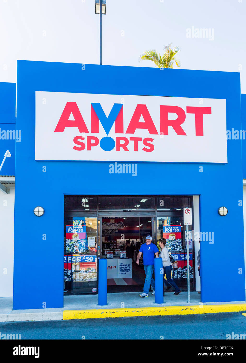 AMart negozio di articoli sportivi a Maroochydore on Queensland's Sunshine Coast Foto Stock