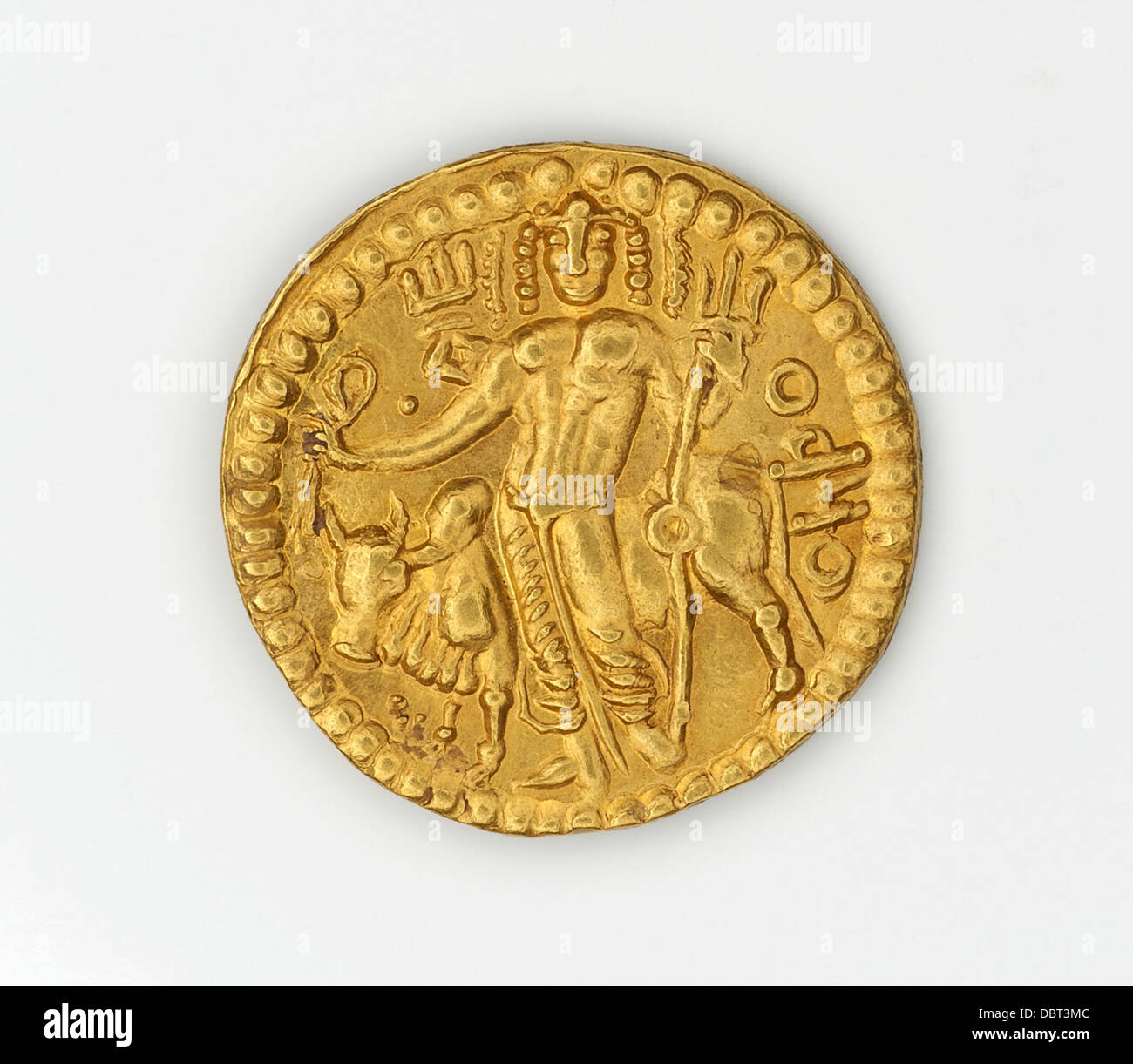 Dinari di Vasudeva II M.77.56.16 (1 di 2) Foto Stock