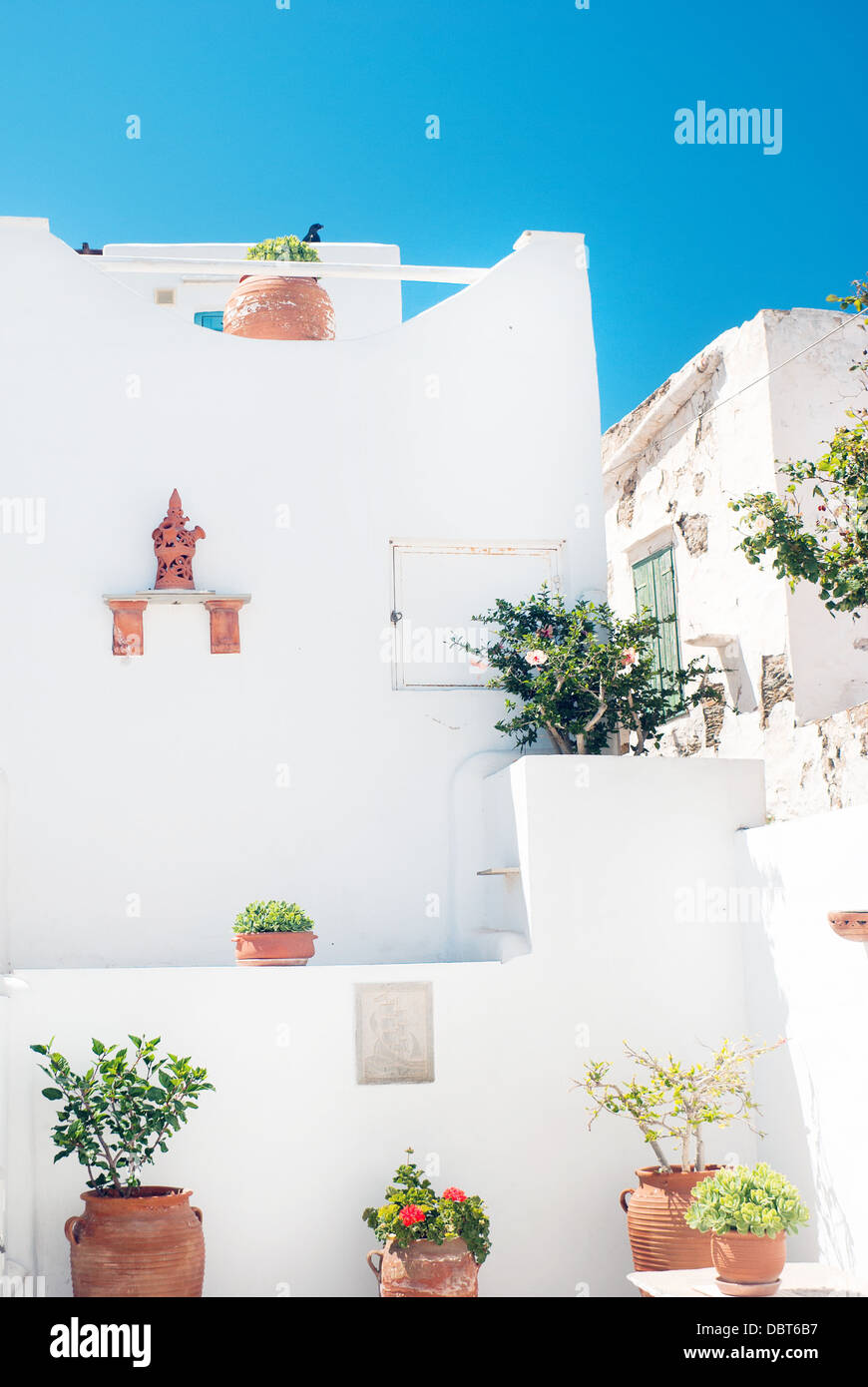 Tradizionale casa greco su Sifnos Island, Grecia Foto Stock