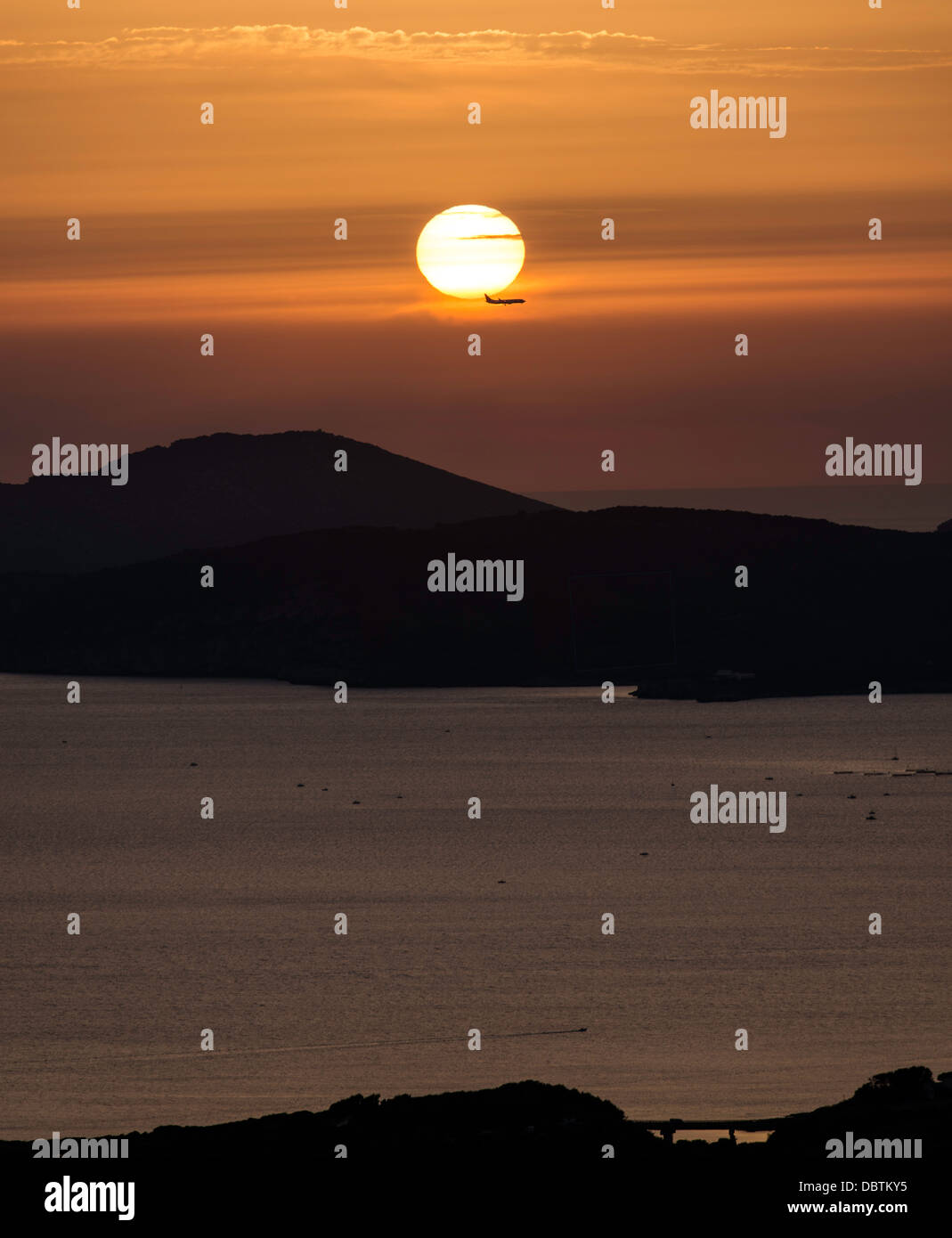 Alghero Porto Conte e Capo Caccia Sardegna Italia Foto Stock