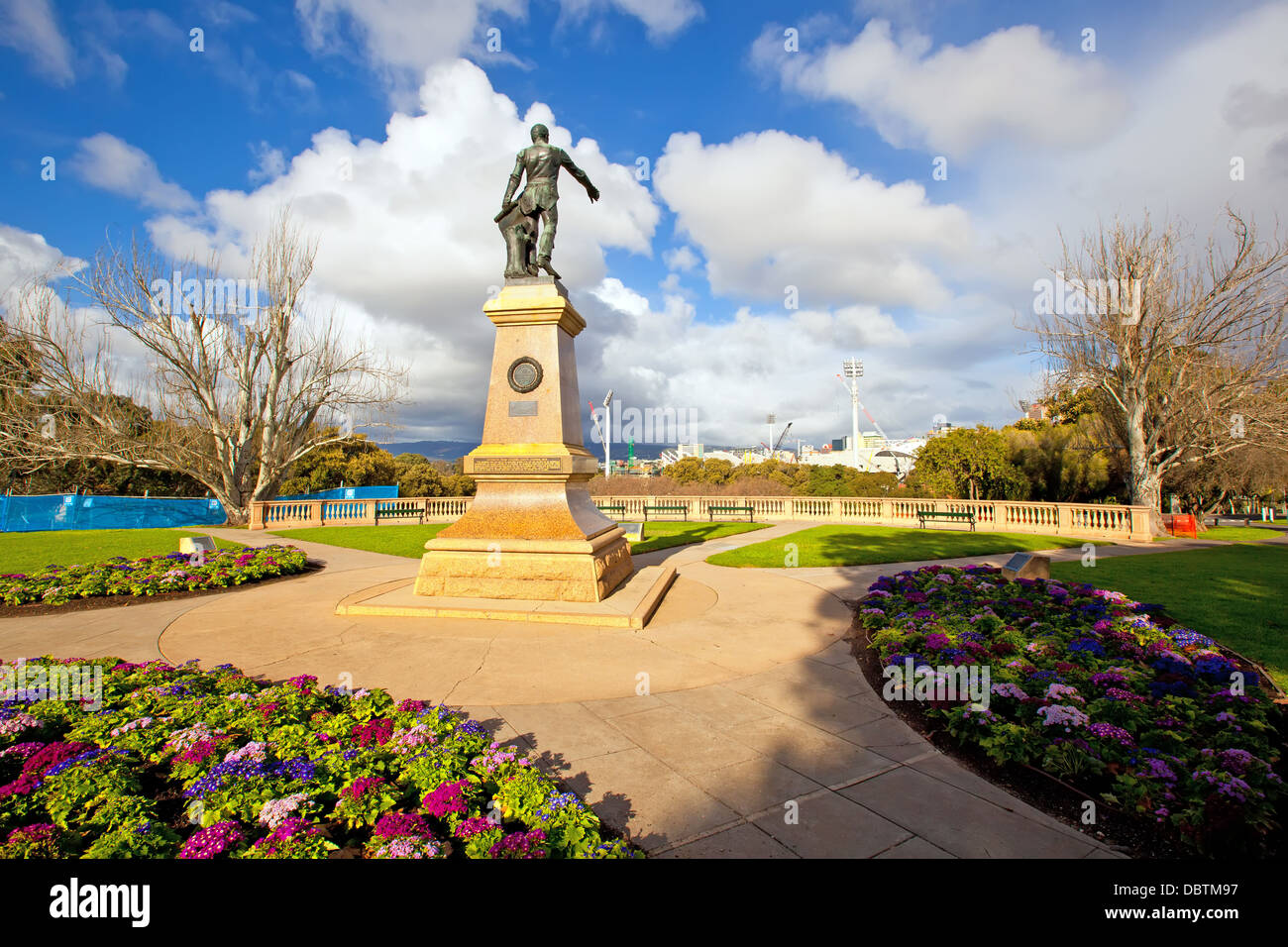 Il colonnello luce della statua a Montefiore Hill nel North Adelaide Australia del Sud Foto Stock