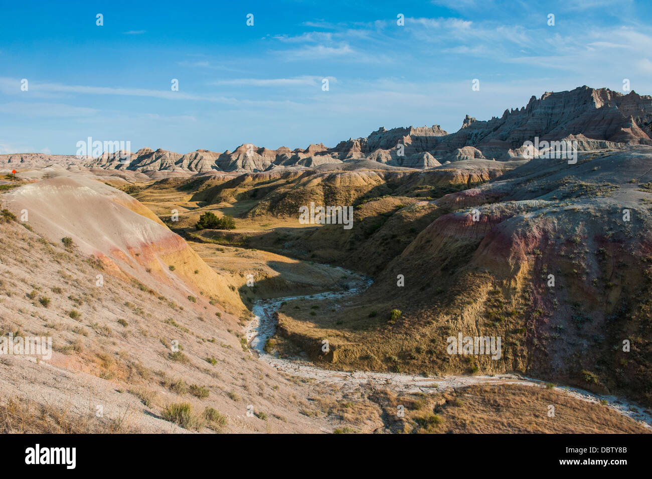 Parco nazionale Badlands, Dakota del Sud, Stati Uniti d'America, America del Nord Foto Stock