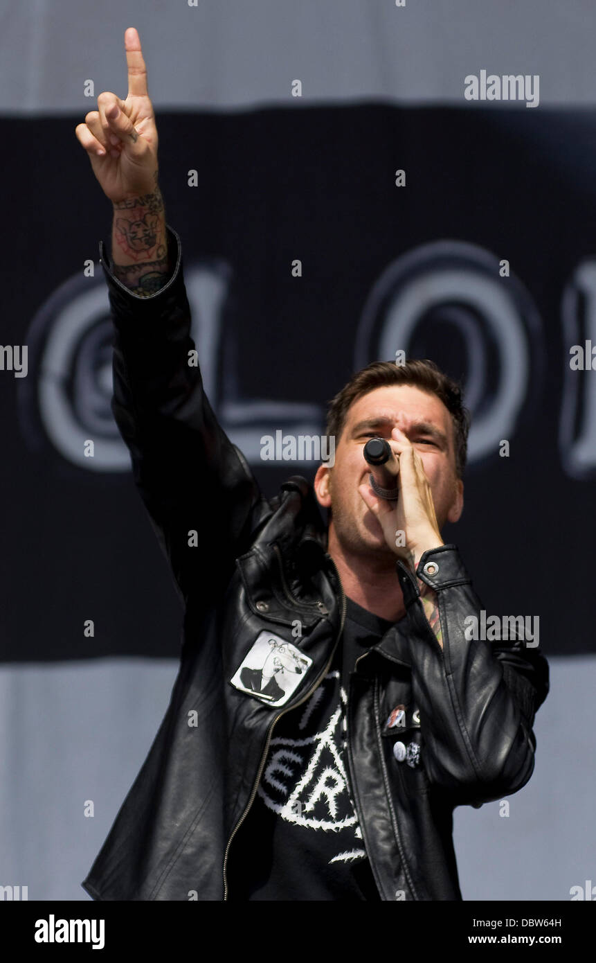 New Found Glory festival di Leeds a Bramham Park - Giorno 2 West Yorkshire, Inghilterra - 27.08.11 Foto Stock