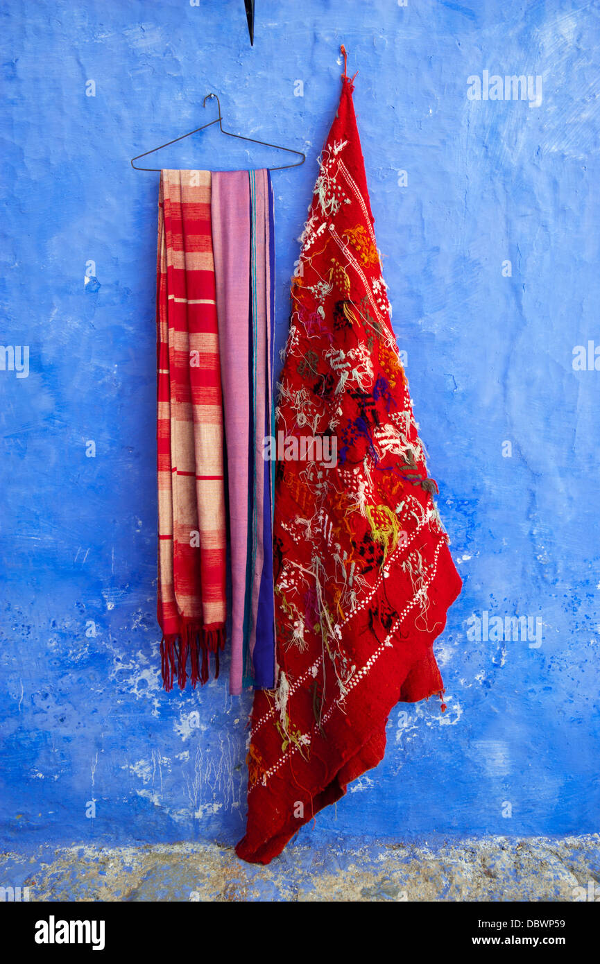 Chefchaouen, Rif regione. Il Marocco.il Nord Africa. Foto Stock
