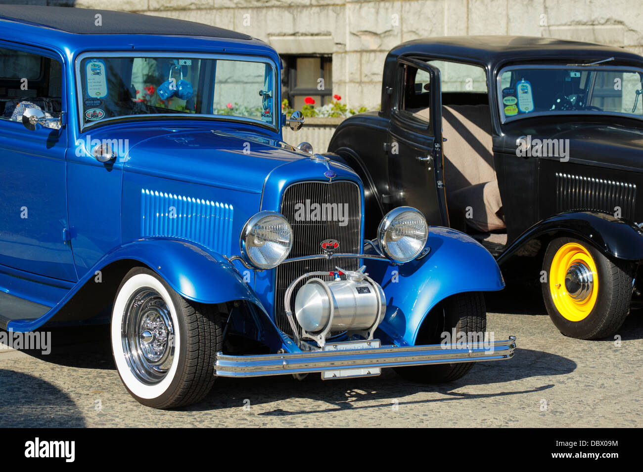 1932 Ford classic automobiles in Northwest Deuce giorni car show-Victoria, British Columbia, Canada. Foto Stock