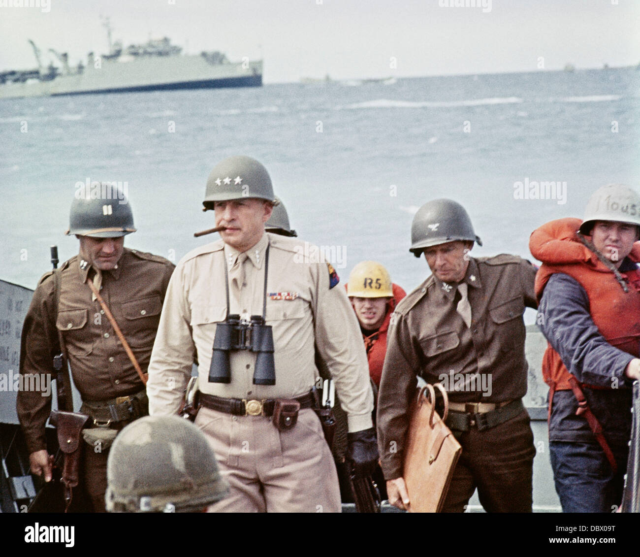 Anni Settanta attore GEORGE C. SCOTT COME GENERAL GEORGE S. PATTON NEL 1970 BIOPIC PATTON Foto Stock