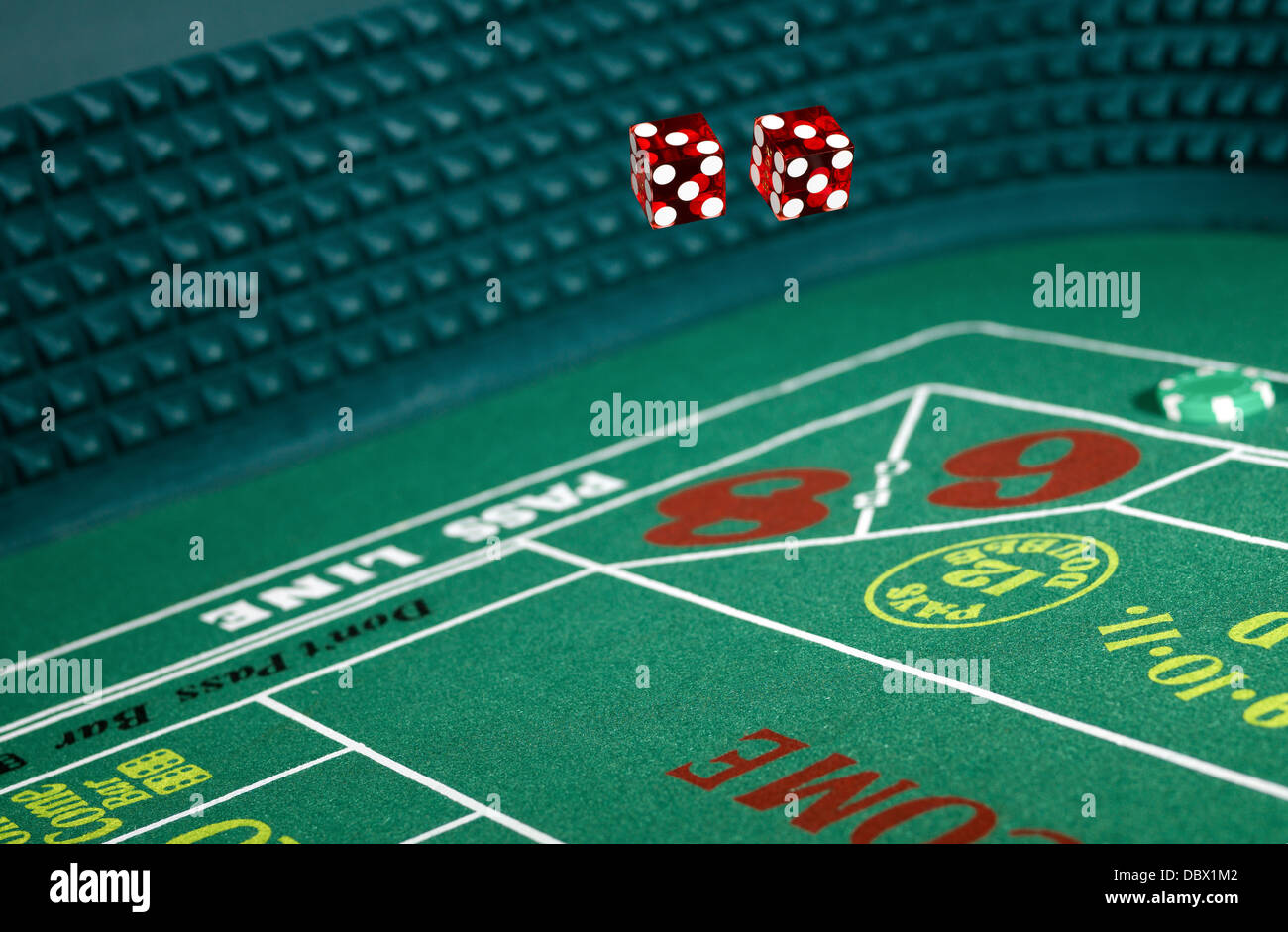 Casino gioco craps Foto Stock
