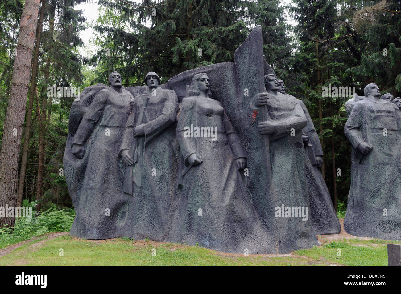 In esposizione Grutas-Park, Lituania, Europa Foto Stock