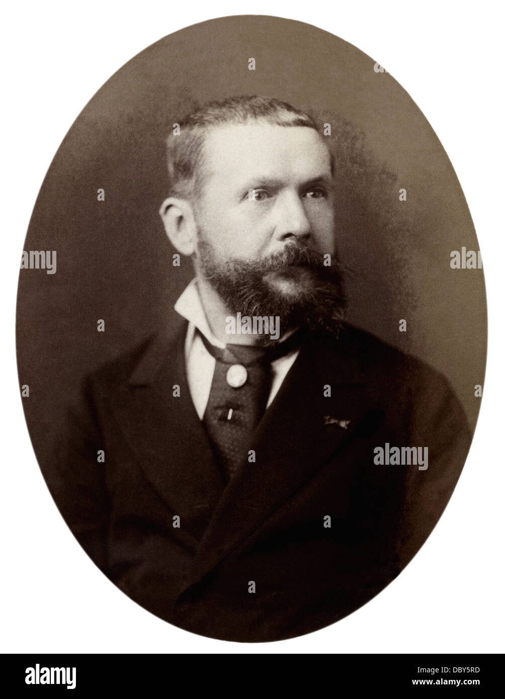 Gaston Tissandier (1843 - 1899), scienziato francese e balloonist. Foto Stock
