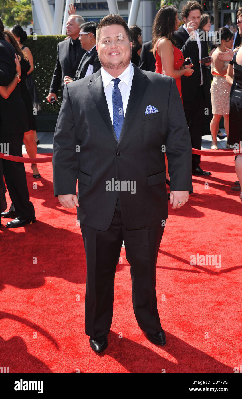 Chaz Bono 2011 Primetime Creative Arts Emmy Awards - gli arrivi presso il Nokia Theater L.A. Vive a Los Angeles, California - 10.09.11 Foto Stock