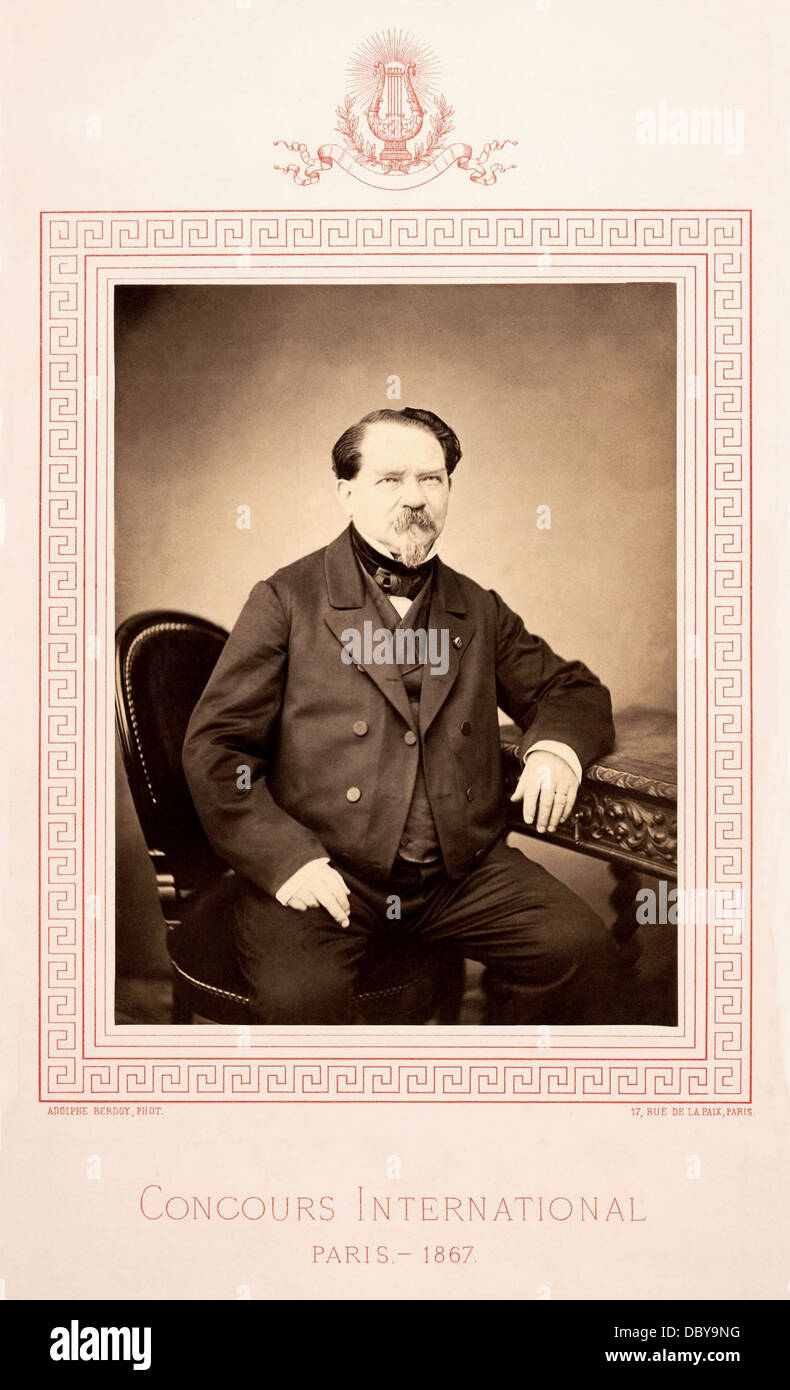Jean-Georges Kastner (1810 - 1867), compositore francese. Foto Stock
