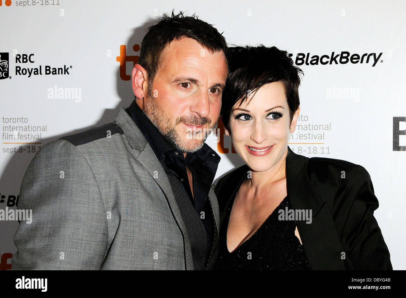 Patrick Huard e Anik Jean trentaseiesima edizione Toronto International Film Festival - 'Starbuck' premiere arrivo al Roy Thomson Hall. Toronto, Canada - 14.09.11 Foto Stock