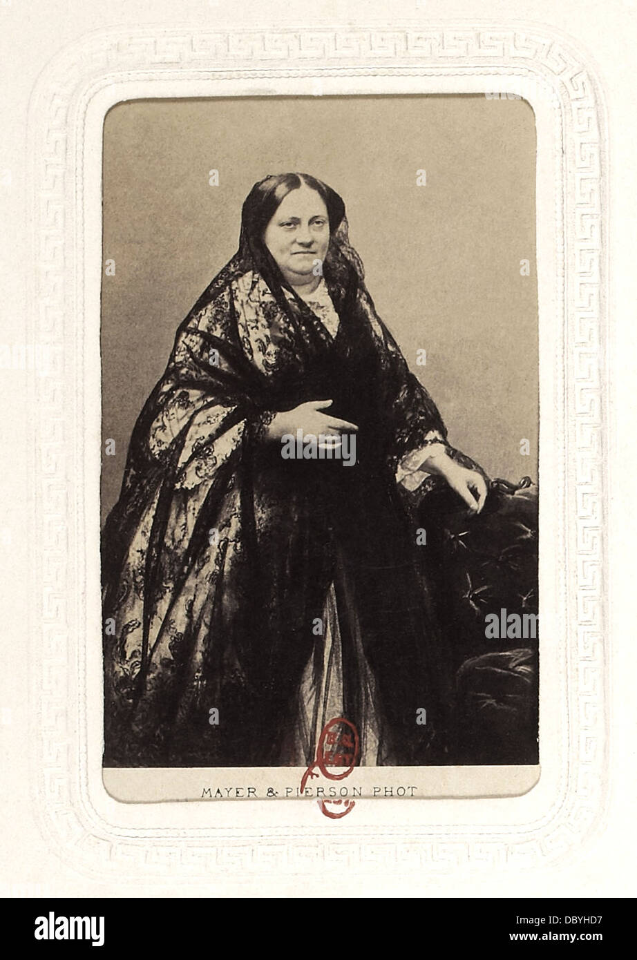 Maria Cristina delle Due Sicilie (1806-1878), regina consorte di Spagna, quarta moglie e vedova di Ferdinando VII di Spagna, regent Foto Stock