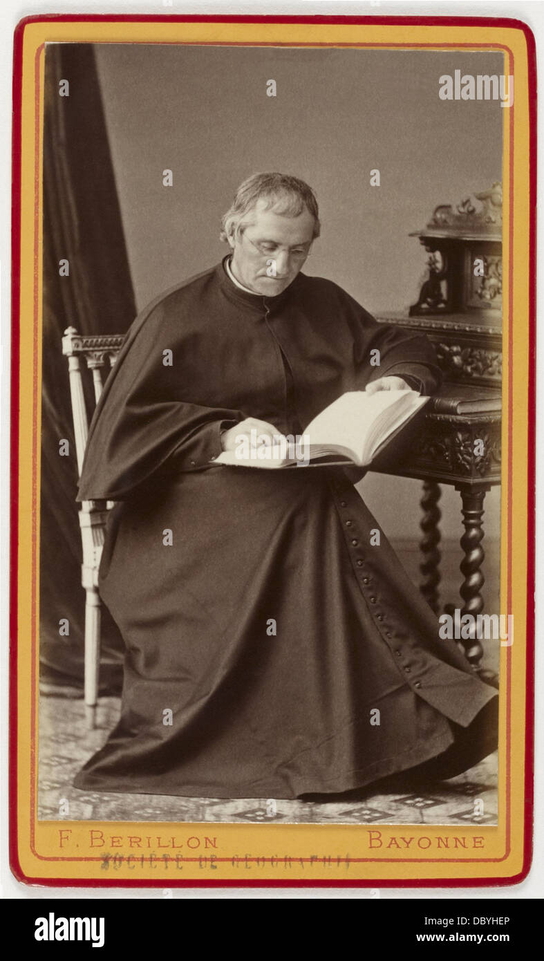 Padre Armand David (1826-1900), francese missionnary vincenziana, explorer dell'Estremo Oriente cinese, uno zoologo e botanico per la Foto Stock