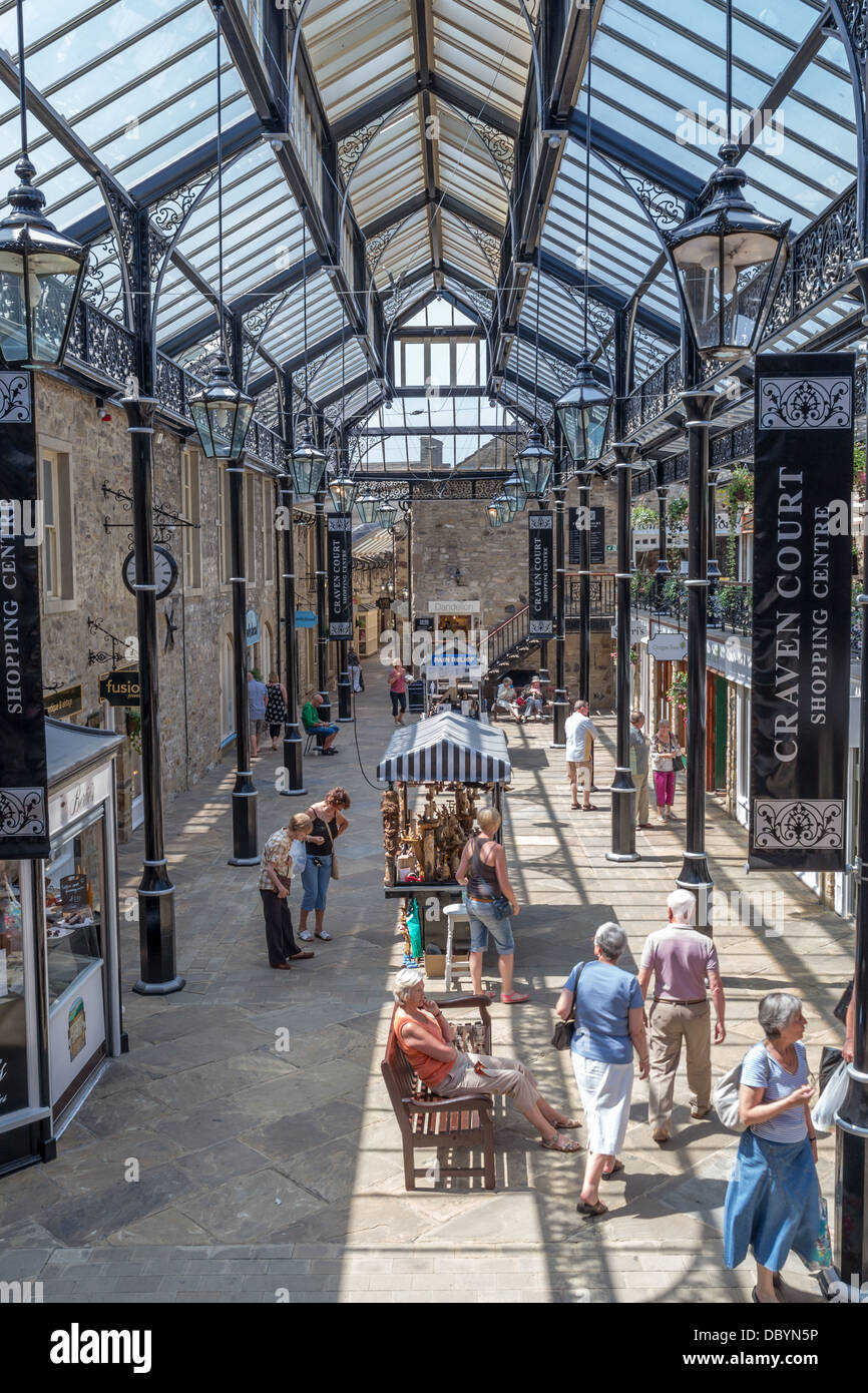 Centro commerciale in Skipton Foto Stock