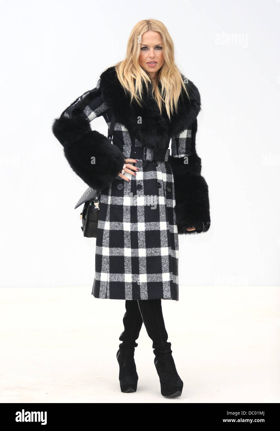 Rachel Zoe London Fashion Week Primavera/Estate 2012 - Burberry Prorsum arrivi - Londra, Inghilterra - 19.09.11 Foto Stock