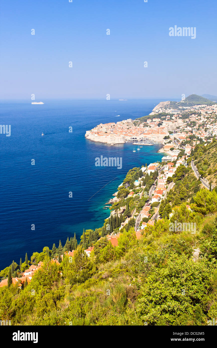 Dubrovnik - un resort in città nel sud della Croazia Foto Stock