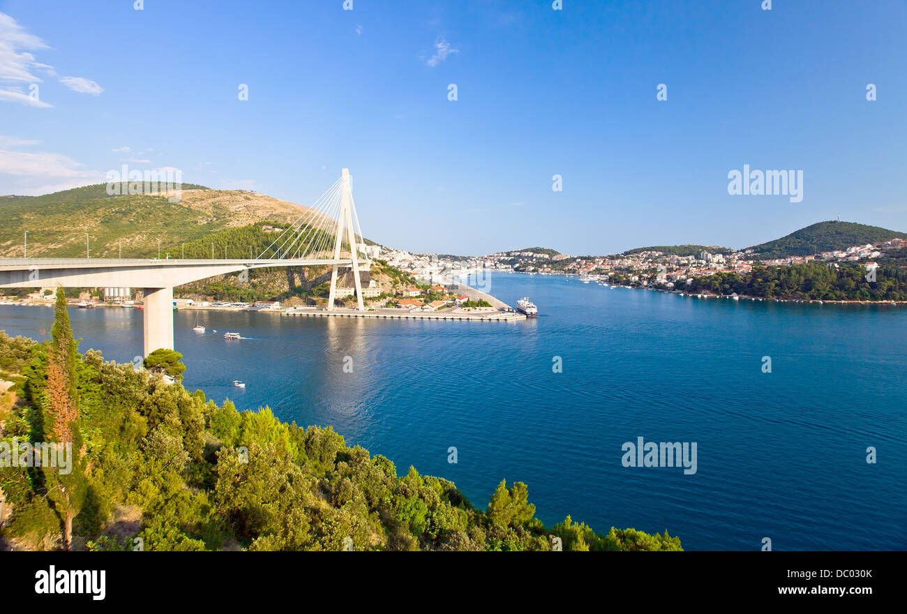 Dubrovnik - un resort in città nel sud della Croazia Foto Stock