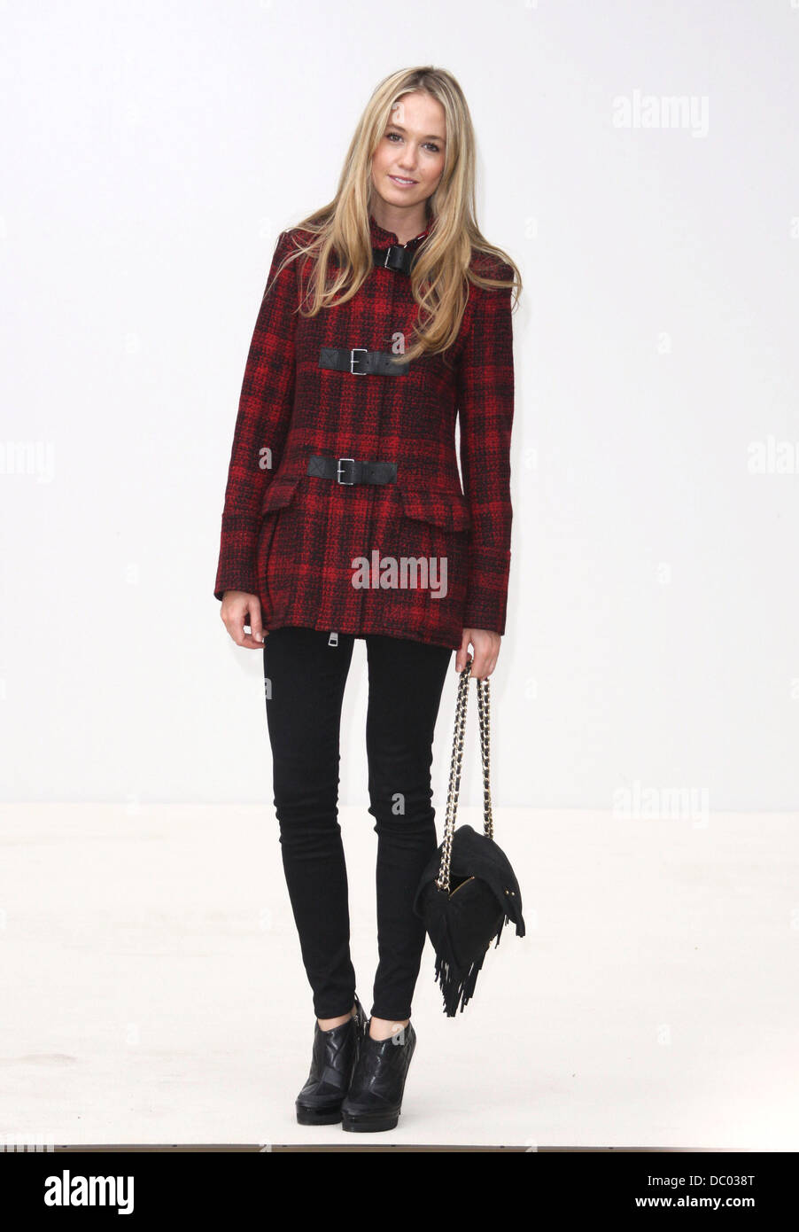Firenze Brudenell-Bruce London Fashion Week Primavera/Estate 2012 - Burberry Prorsum arrivi - Londra, Inghilterra - 19.09.11 Foto Stock