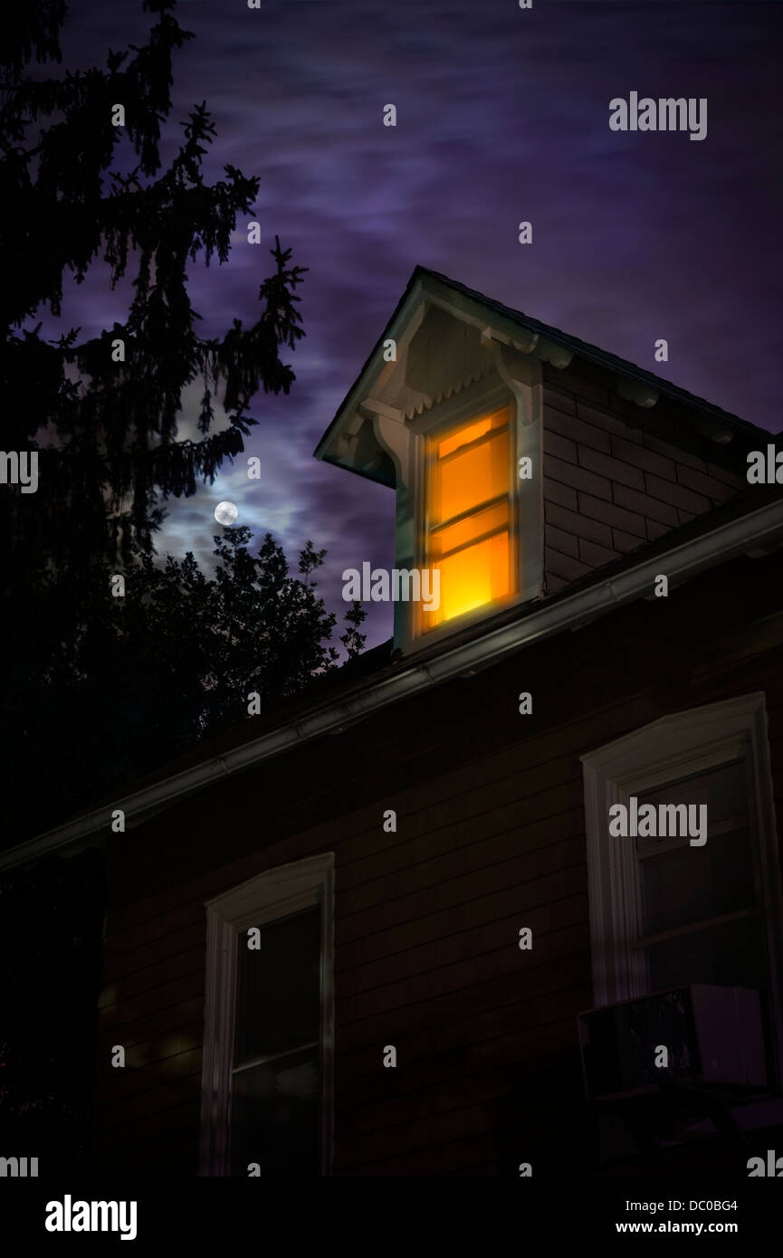 Notte finestra di casa immagini e fotografie stock ad alta risoluzione -  Alamy