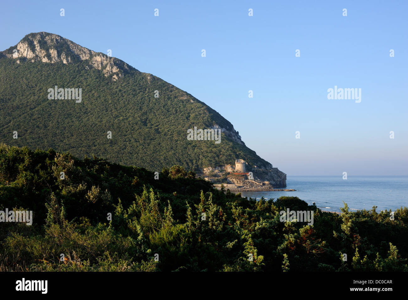 Italia, Lazio, Parco Nazionale del Circeo, Monte Circeo Foto Stock