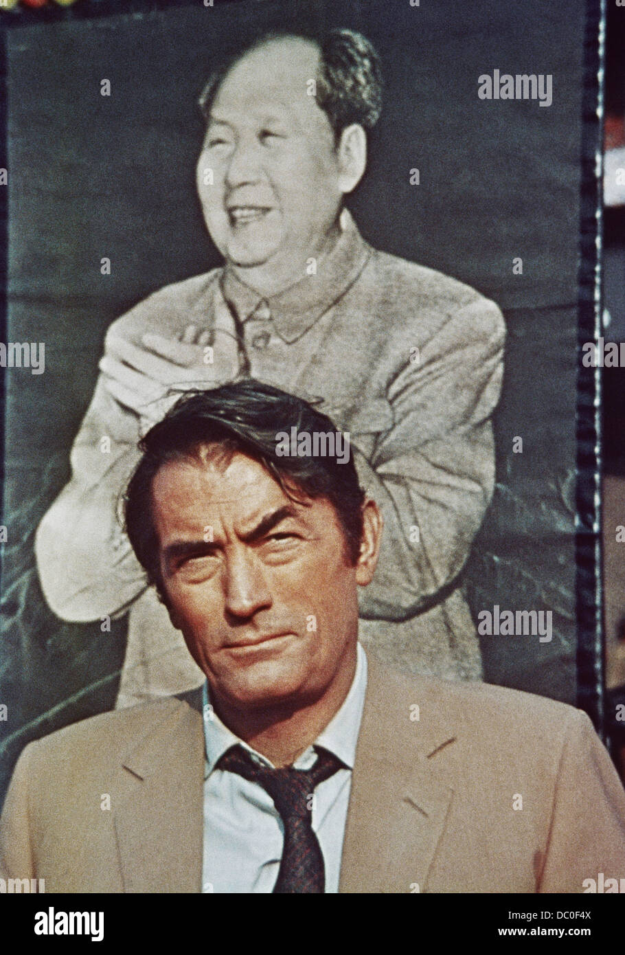 1960s 1969 MOTION PICTURE SPY THRILLER IL PRESIDENTE con Gregory Peck Foto Stock