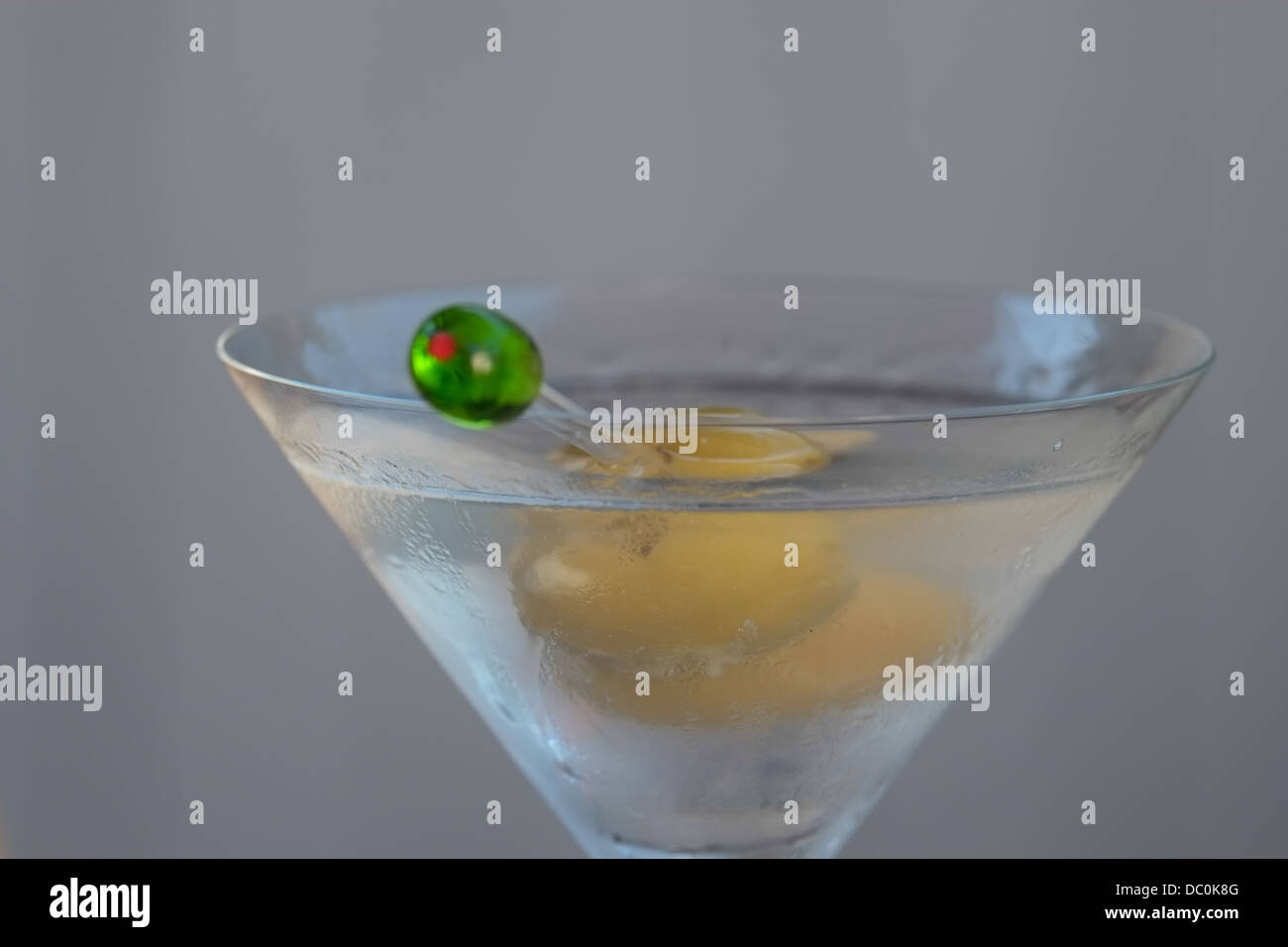 Close up di un Vodka Martini. Foto Stock