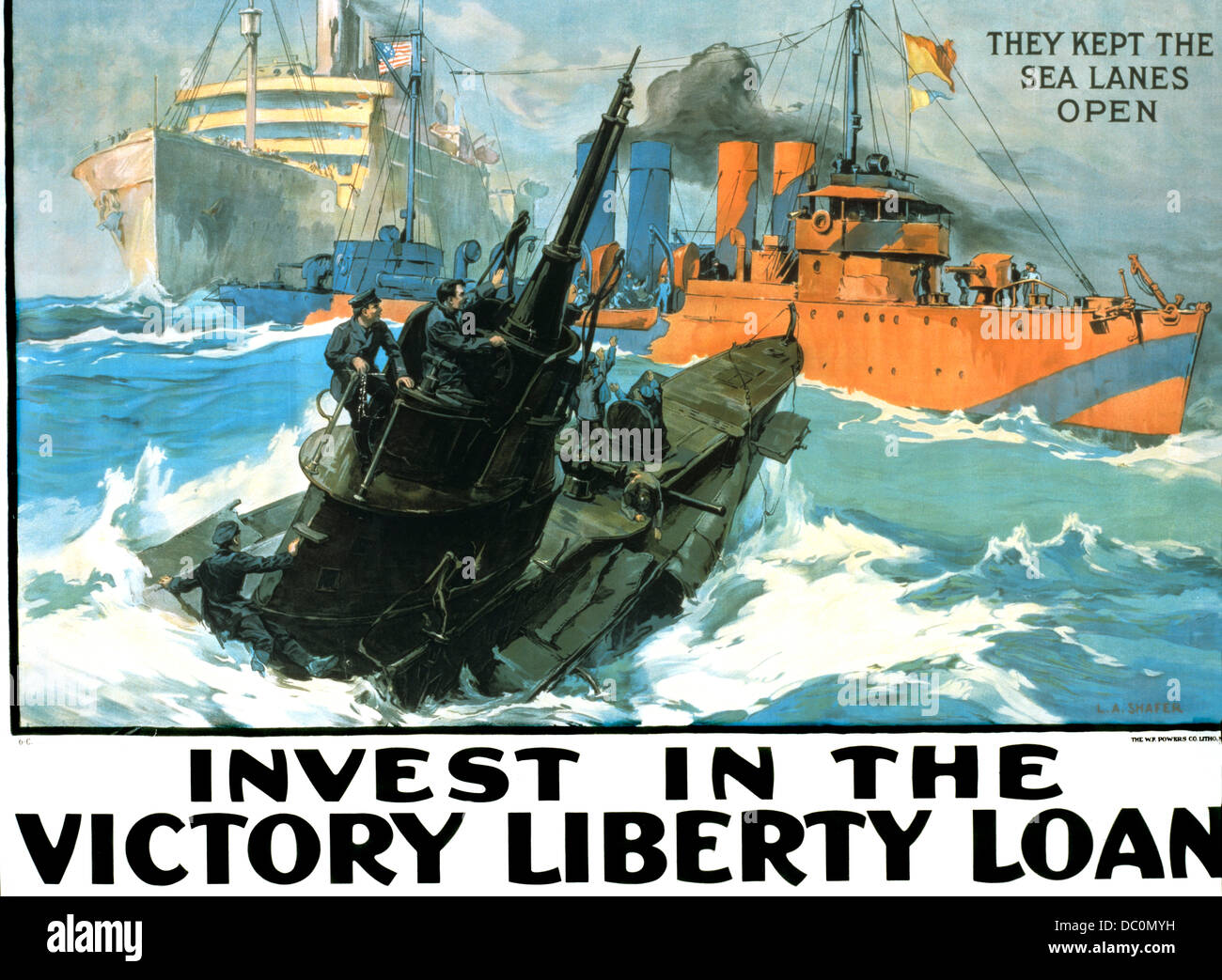 Guerra Mondiale 1 LIBERTY BOND Foto Stock