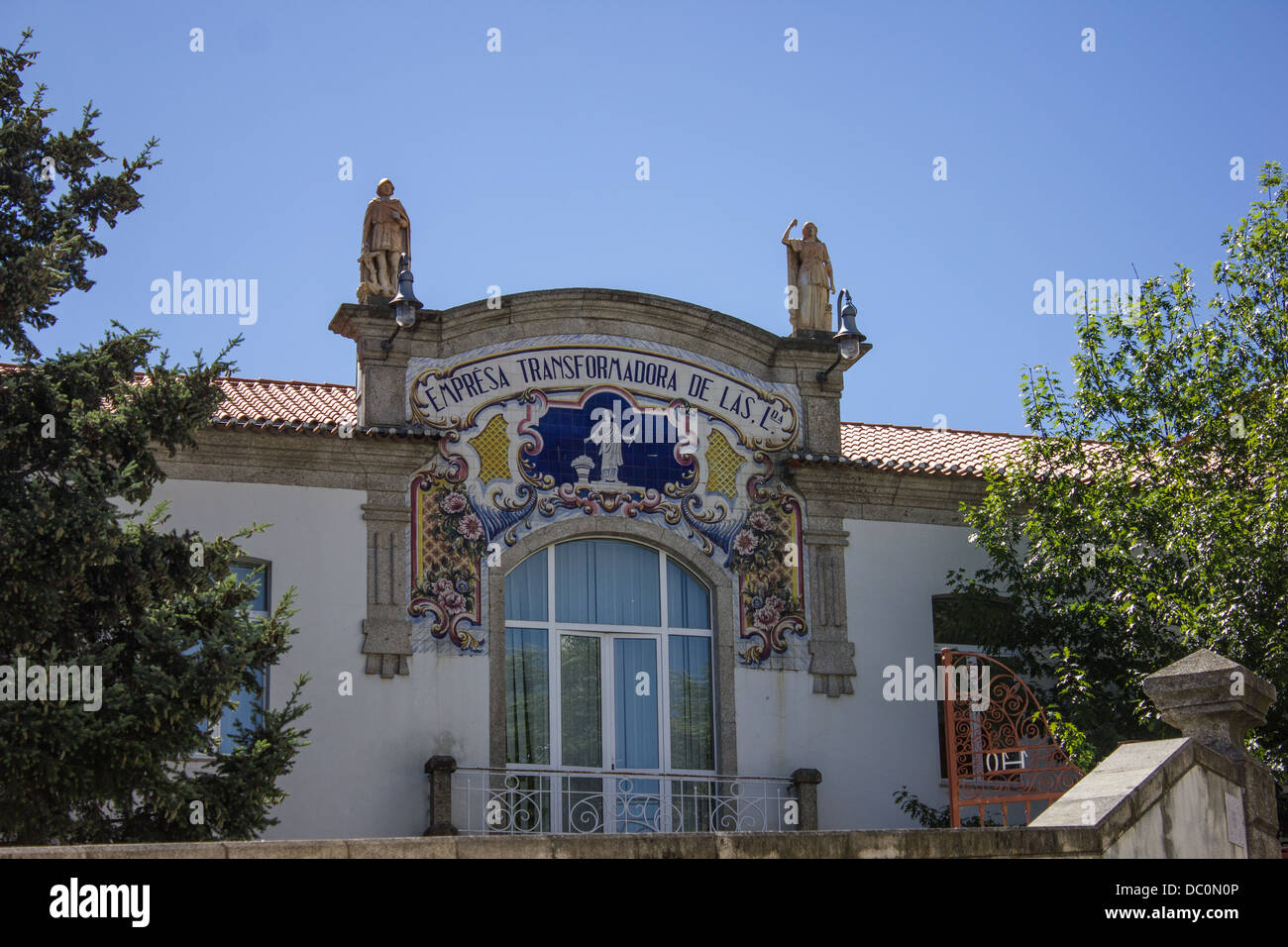 Ricostruita fabbrica, Università di Beira Interior, (UBI). Foto Stock