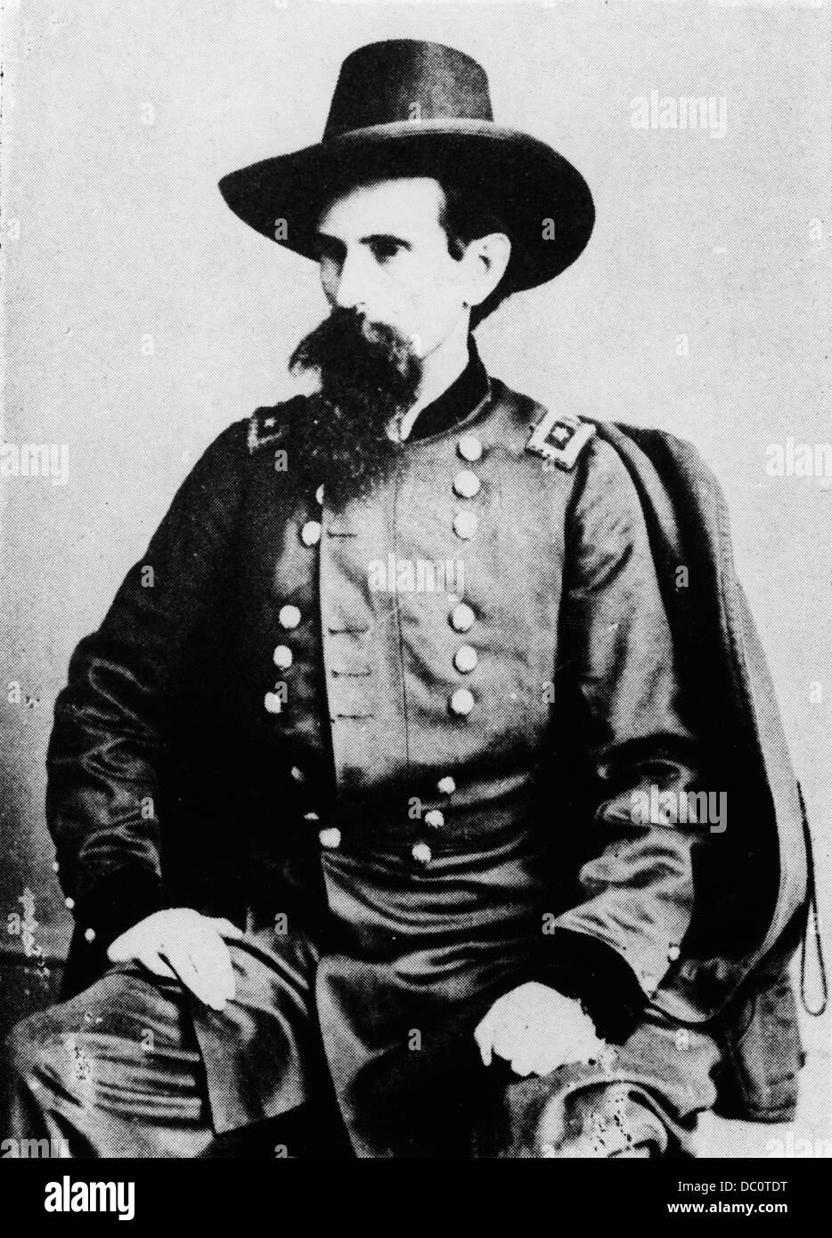 1800s 1860 LEWIS GENERALE Lew Wallace da MATHEW BRADY FOTO CIRCA 1862 GUERRA CIVILE AMERICANA AUTORE DI BEN HUR Foto Stock