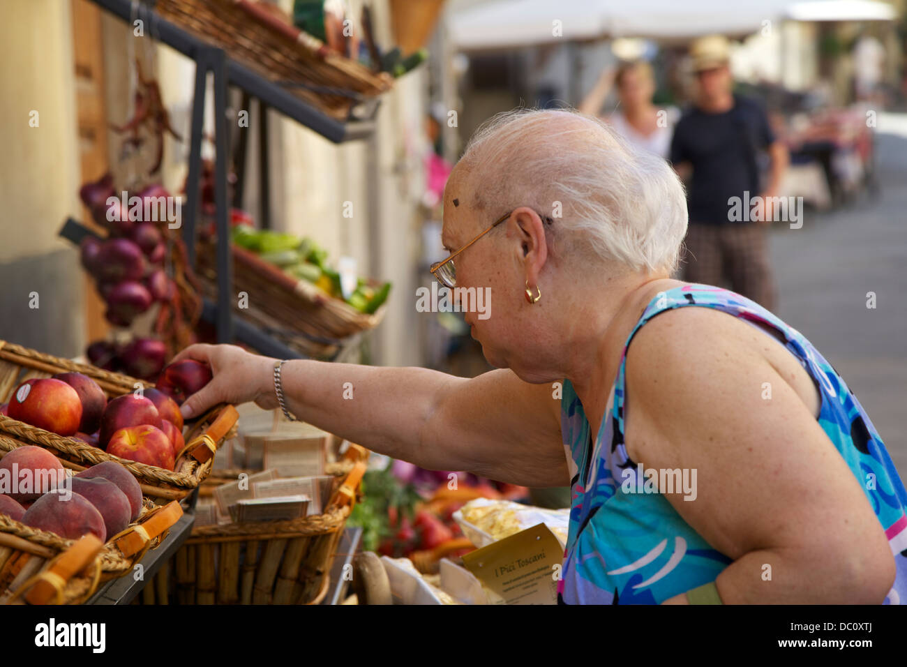 Strada del mercato Foto Stock