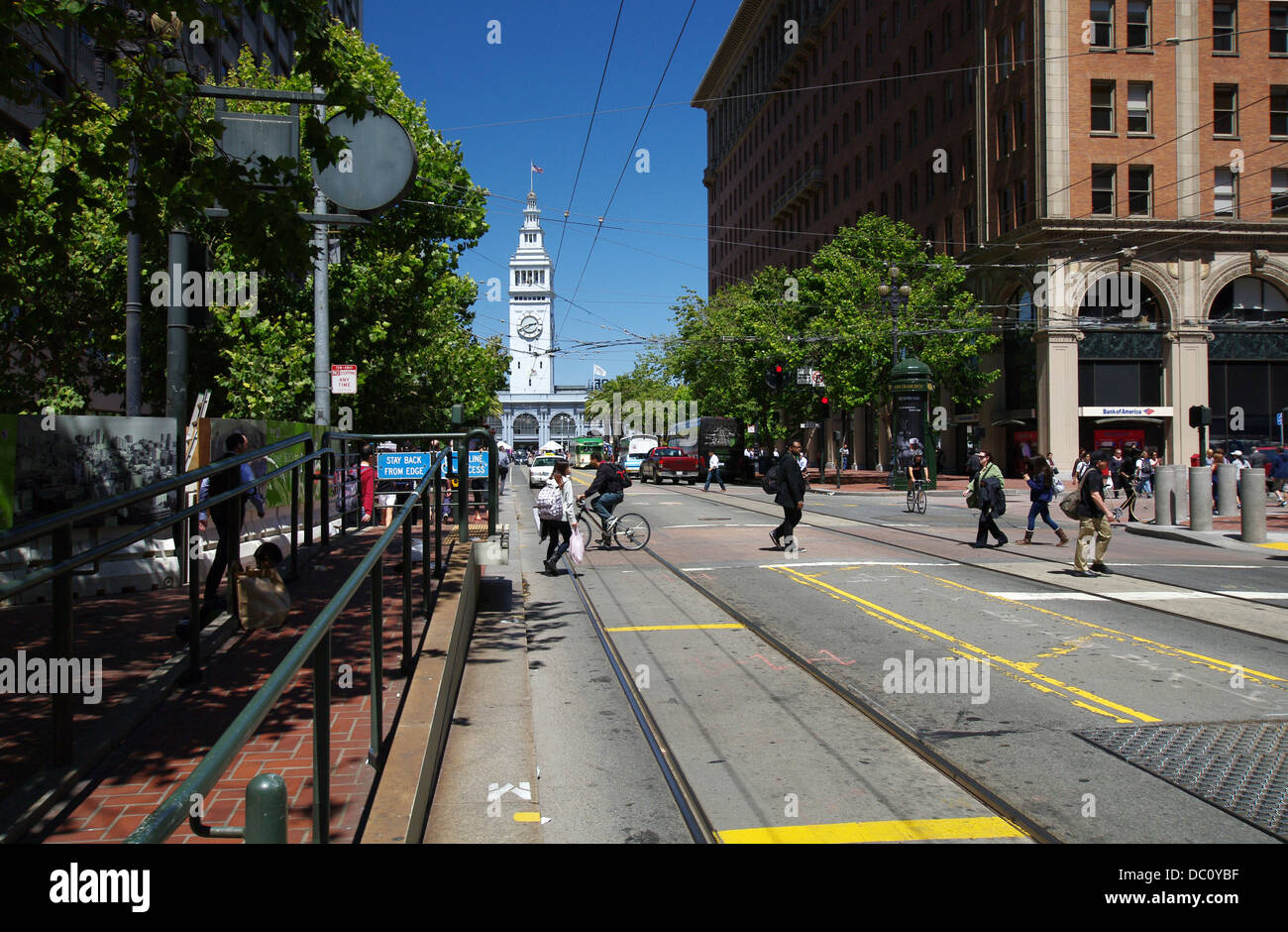 Market Street, San Francisco Foto Stock