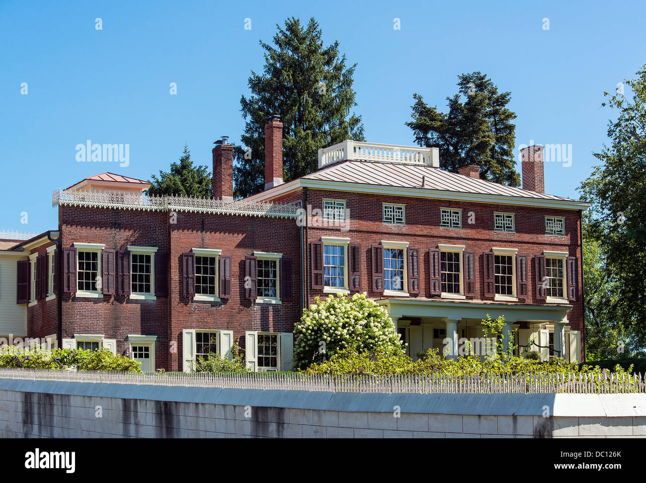 Smithville Mansion, Smithville industrial park, Burlington County, New Jersey, STATI UNITI D'AMERICA Foto Stock